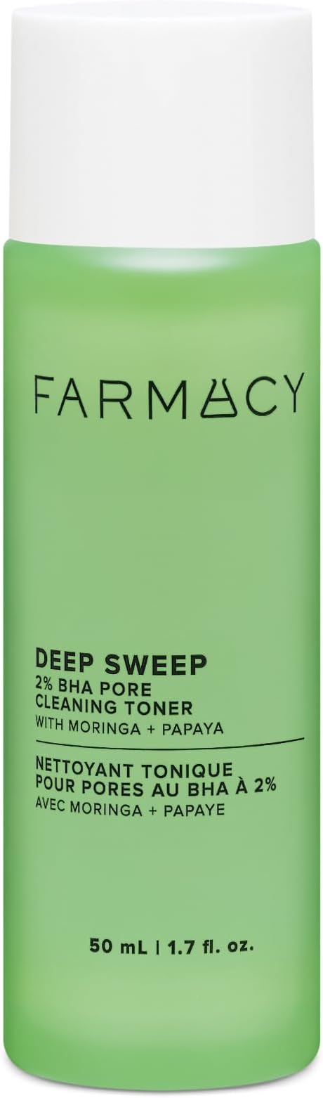 Farmacy Deep Sweep 2% BHA Toner for Face - Pore Cleaner and Facial Exfoliator - Salicylic Acid Face Toner (50ml)
