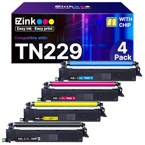 Toner compatible TN229xl E-Z Ink pour remplacer les cartouches vides Brother HL-L3220CDW