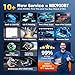 Autel MaxiCOM MK900 Bidirectional Scanner: 2026 Up of MaxiCheck MX808S MK808S, Work as MK900-BT MK900BT MX900 OBD2 Diagnostic Tool w/ 3000+ Active Test, 40+ Service, CAN-FD&DOIP, All System, FCA 11 OS