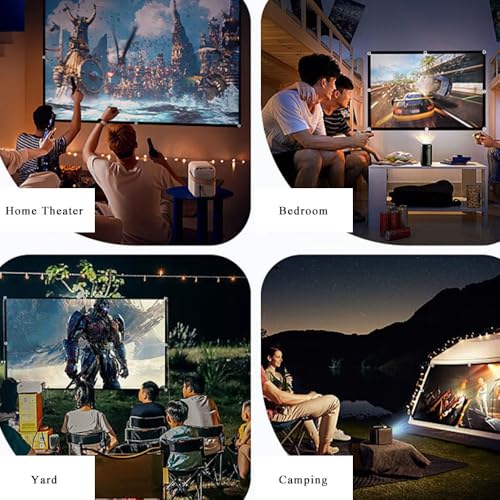 Pantalla de proyección plegable portátil 200 pulg 16:9 miniatura 7