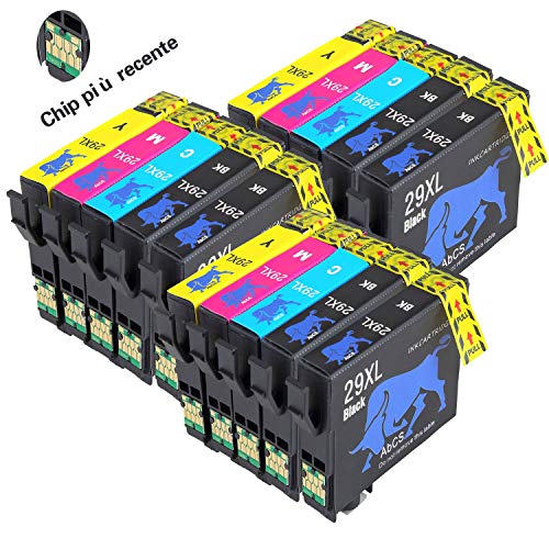 Abcs Printing Compatible Epson 29 29XL Cartuchos de Tinta para Epson Expression Home XP-235 XP-245 XP-247 XP-255 XP-332 XP-335 XP-342 XP-345 XP-352 XP-432 XP-435 XP-442 XP-445 XP-452