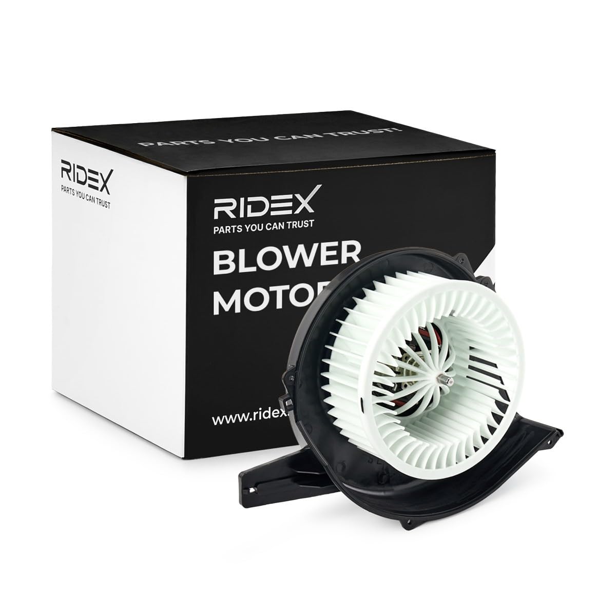 RIDEX 2669I0090 Ventilatore abitacolo senza regolatore integrato con adattatore senza telaio ventola radiatore