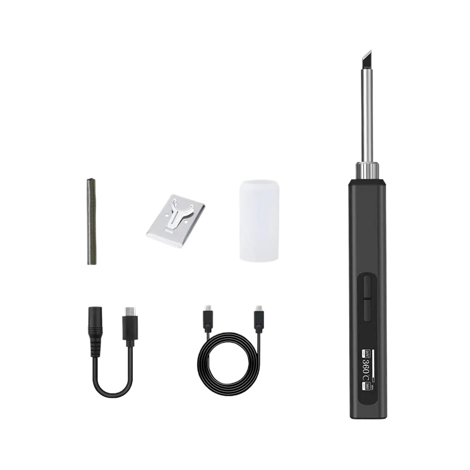 Saldatore Elettrico Intelligente 65 W Kit Stazione Saldante Portatile A Temperatura Costante E Veloce Con Punte Riscaldamento Rapido Con Controllo Preciso(The GD300)