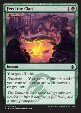 Magic The Gathering - Feed The Clan (132/269) - Khans of Tarkir