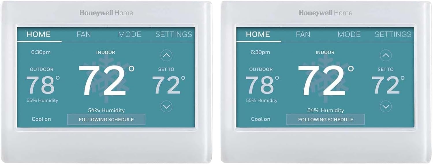 Honeywell Home RTH9585WF1004 Wi-Fi Smart Color Thermostat, 7 Day Programmable, Touch Screen, Energy Star, Alexa Ready, Gray