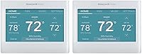 Vista 10 de Honeywell Home RTH9600WF - Termostato inteligente a color ENERGY STAR, pantalla táctil programable Wi-Fi, compatible con Alexa - Se requiere cable C