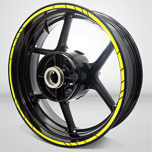 Stickman Vinyls Fluorescent Yellow Speed Outer Rim Liner Stripe Compatible with Suzuki Inazuma Stickman Vinyls Fluorescent Yellow Speed Outer Rim Liner Stripe Compatible with Suzuki Inazuma