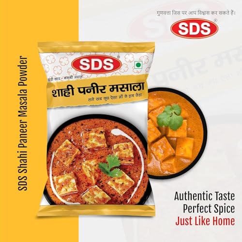 Image of SDS SDS Shahi Paneer Masala - 40g (Pack Of 12) | Add a Royal Touch to Your Paneer | Easy to Cook | Unlock the Magic of Indian Cuisine | No Colour & Preservatives | Pure Vegetarian - Indian Masala Powder