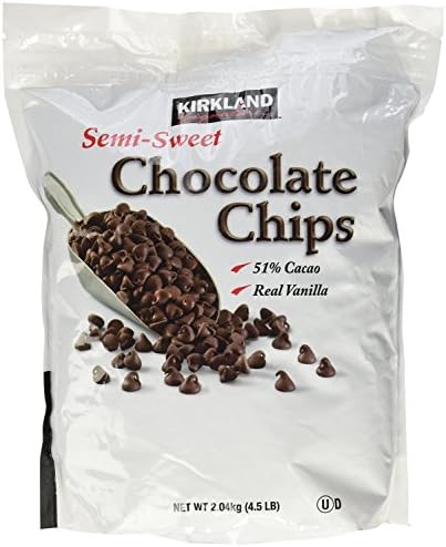 Kirkland Semi Sweet Chocolate Chips 1 x 2.04kg