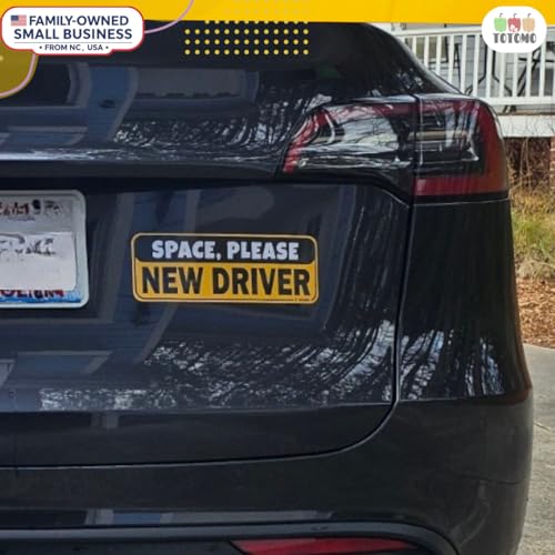 Image of Non-Magnetic Student Driver Sticker for Car New Drivers Vehicle Safety Sign Decal Window Cling Rookie Learner Removable Bumper Stickers Please Be Patient (3pc Set)