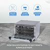 Cadco XAF-113 Heavy-Duty Countertop Convection Oven with Manual Controls and Humidity, Stainless Steel, NSF, 120v, For Commercial Use, 120 lbs.