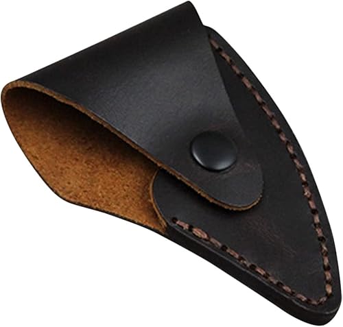 Yardwe Axe Funda protectora de cuero para hacha portátil de cuero profundo para acampar al aire libre barbacoa y recinto de caza y suave