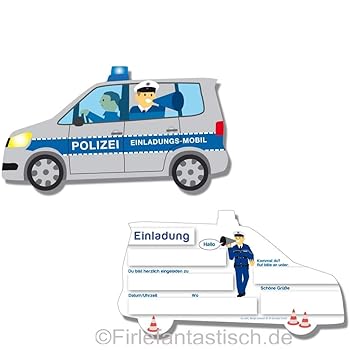 Einladungskarten Zum Geburtstag Als Vorladung 20 Stuck Inkl Druck Ihrer Texte Kindergeburtstag Polizei Individuelle Einladungen Karte Einladung Einladungskarte Jungen Madchen Amazon De Burobedarf Schreibwaren