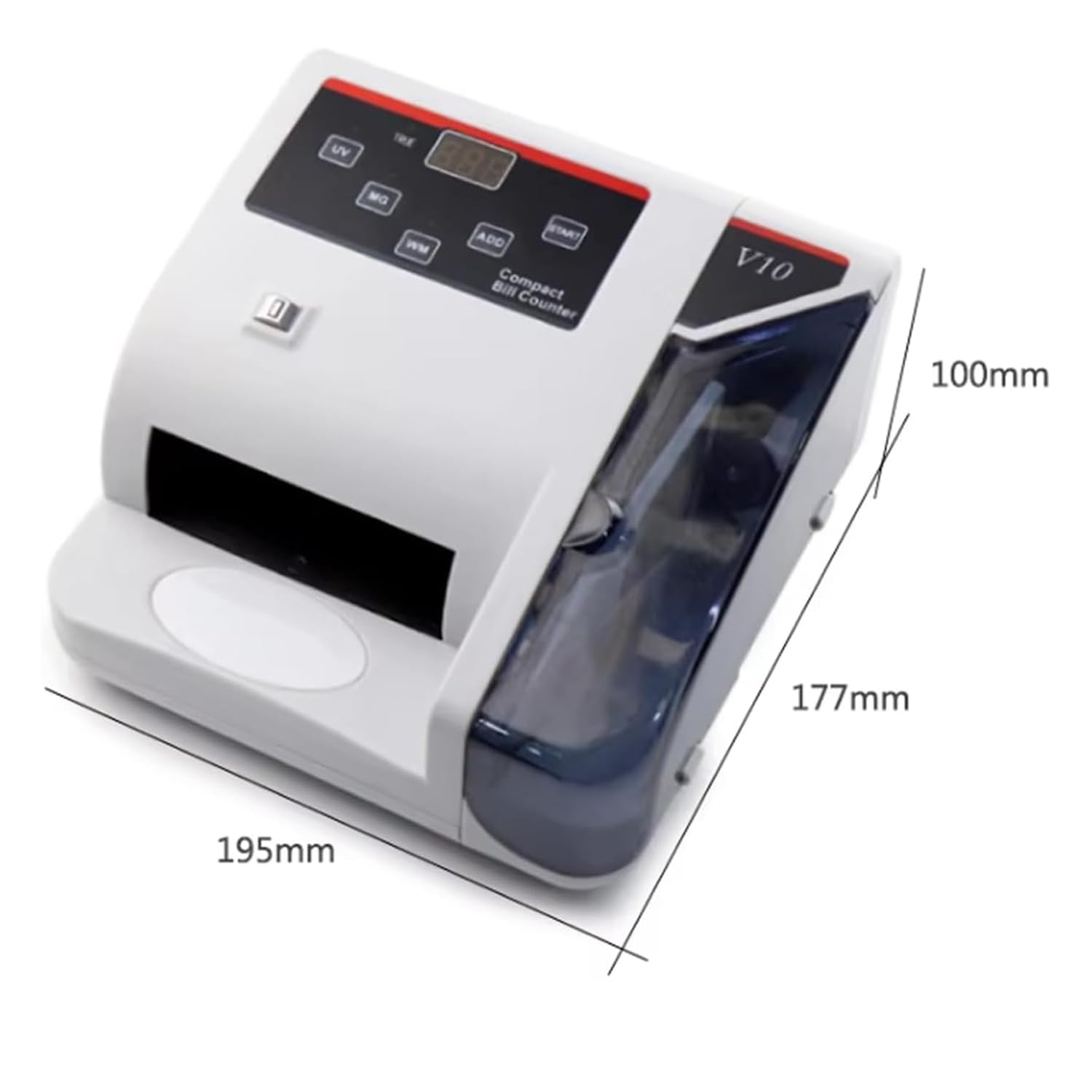 Banconote portatile con display a LED, attrezzatura finanziaria per la gestione dei contanti, ideale per mercati e aziende