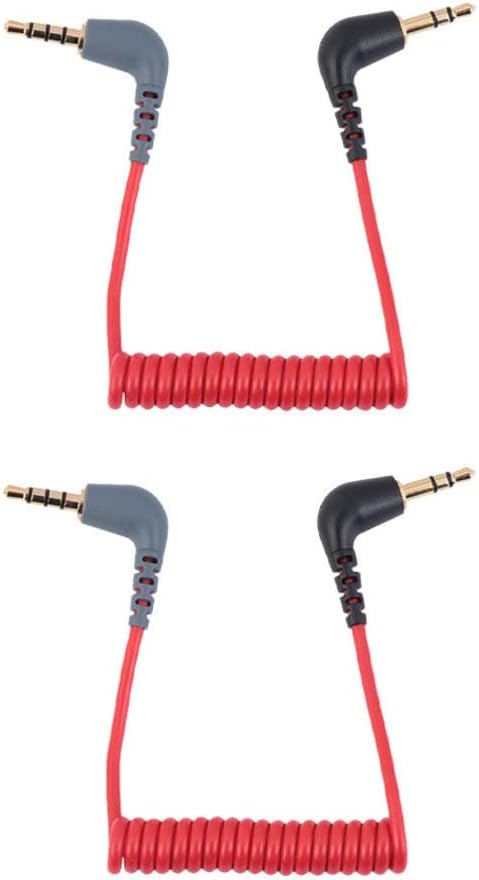 Exceart 2個3 5ミリメートルtrrsオーディオマイクケーブル延長ケーブルオーディオオスヘッドフォン Aux