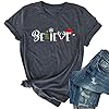 Christmas Believe Tree Shirt Cute Short Sleeve Christmas Graphic Tee Shirts Tops for Women Christmas Shirts Gray