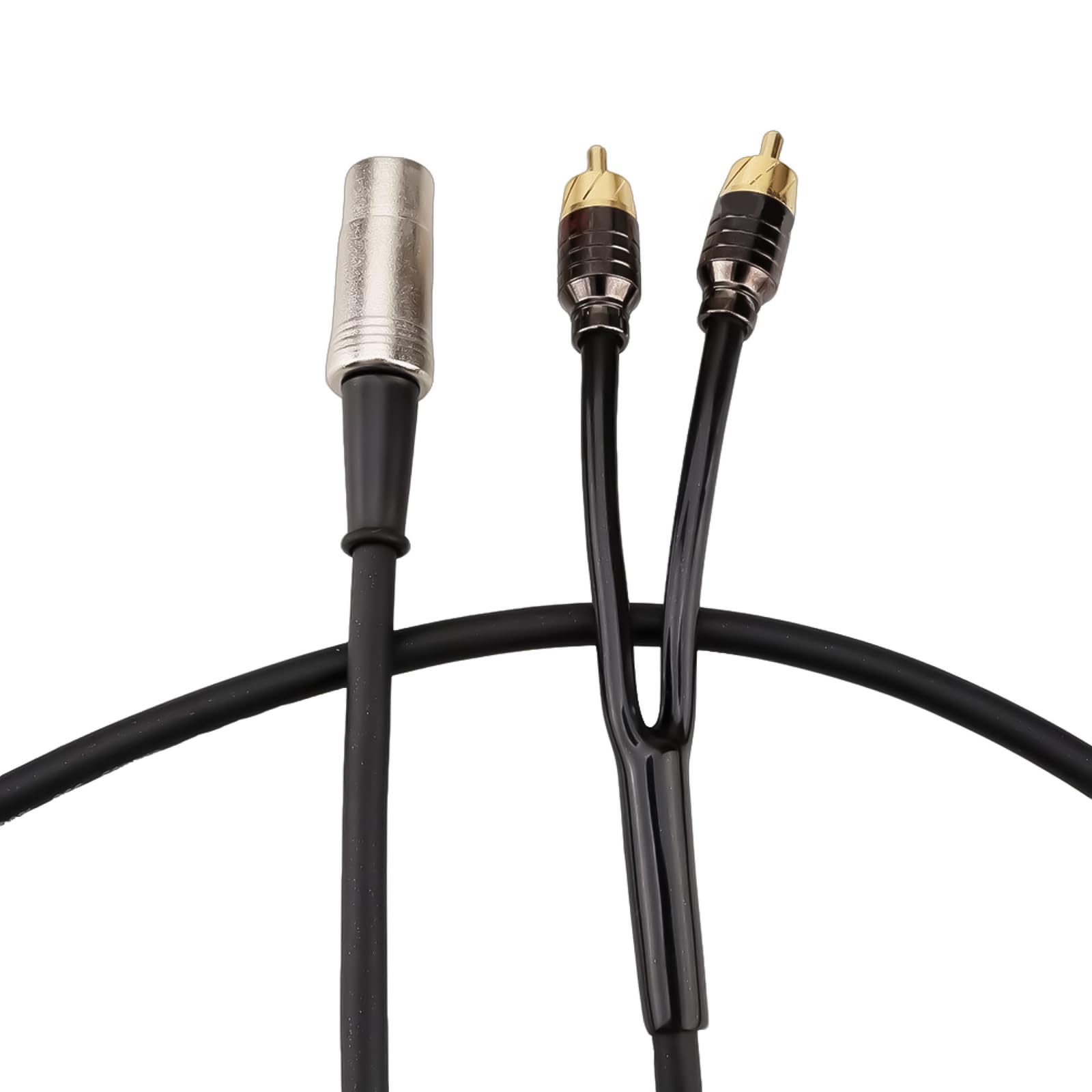 Cavo adattatore audio da 5 pin DIN maschio a doppio maschio, suono ad alta fedeltà per sistemi stereo, 50 cm/100 cm/150 cm