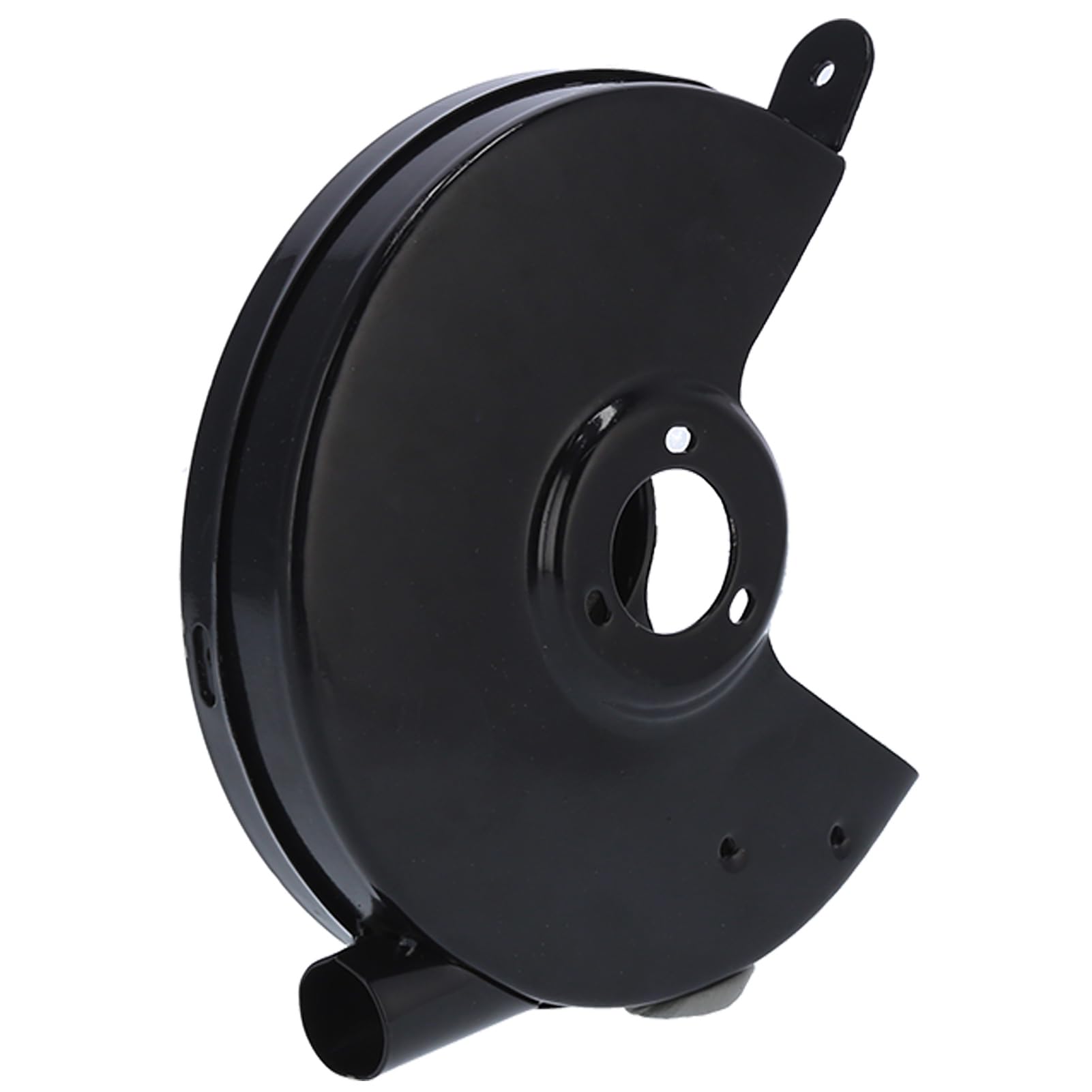 Protezione e protezione per mola in acciaio ad alta velocità nero con finitura in plastica spray per set di ricambio per smerigliatrice, comprensivo di 6 viti di montaggio, 2