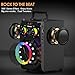 Portable Loud Bluetooth Speakers with Subwoofer, 80W Peak Powerful Large Boombox Bluetooth Wireless with Stereo Sound, FM Radio, EQ, Remote, LED Lights, for Home Outdoor Party Holiday Birthday Gifts