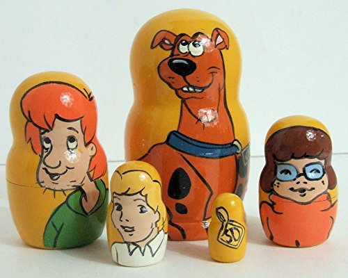 Scooby Doo * Russian Nesting doll 5 pc / 4 in * 4.120