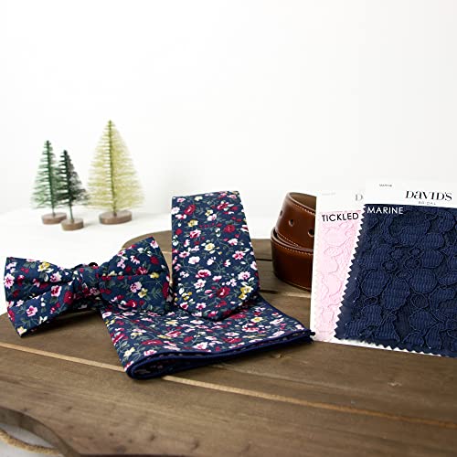 Spring Notion Boys' Cotton Floral Bow Tie4