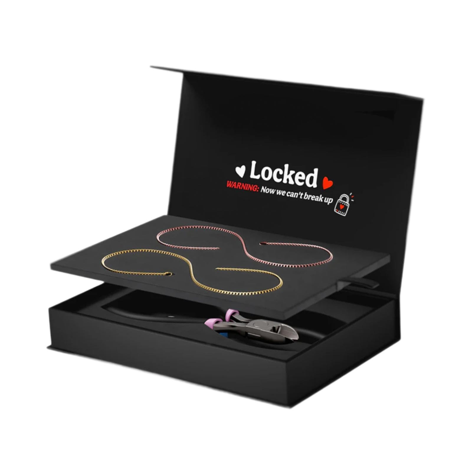 2 Pezzi Braccialetti Permanenti Set per Creare Gioielli per Innamorati Fai da Te con Lucchetto in Argento E Acciaio Adatto per Regali di Anniversario, Oro E Oro Rosa