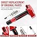Pindex 6 Pack UF242 Ignition Coil & 4503 Double Iridium Spark Plug Compatible with Honda Accord Odyssey Acura TL CL RL 3.0L 3.2L 3.5L V6 1788303 UF400 5C1013 50063 C1221 C242 7098 30520-P8E-A01