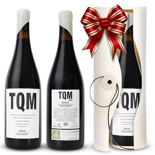 Vino Tinto Regalo Hombre Regalos para mujer | Regalos para Hombre Regalo Mujer | Regalos originales para el dia de la madre | Regalos Originales para Hombre | Regalos Originales para Mujer 75 cl