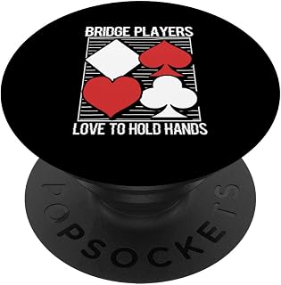 Bridge Player Love To Hold Hands | Card Games | Gambler PopSockets Swappable PopGrip