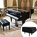 Grand Piano Cover ，600D Heavy Duty Oxford Cloth Waterproof, Dustproof, Sunscreen and Scratch Proof - Grand Piano Cover for Baby (S-62.9INCH)