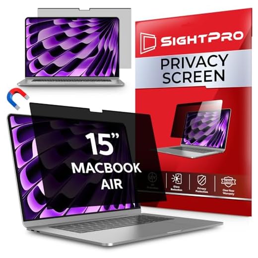 SightPro Magnetic Privacy Screen for MacBook Air 15-inch