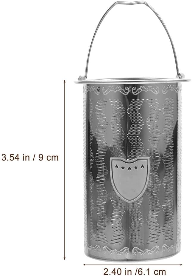 Tea Infuser Mesh Strainer Replacement for Teapot Stainless Steel Tea Filter Insert for Loose Leaf Fits Standard Cups Easy Clean Strainer for Home Use