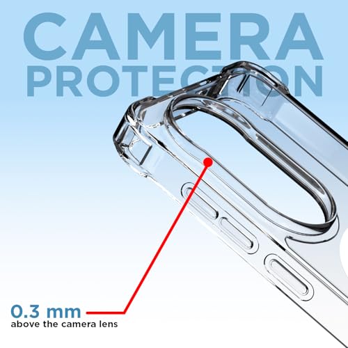 Image of Outlouders Back Cover for Vivo T4R 5G / iQoo Z10R 5G / Vivo V50 5G / V50e 5G / V50e 5G Mag-Safe Transparent PC + TPU Bumper Case with Magnetic Support Shockproof Protection (Transparent Mag-Safe)