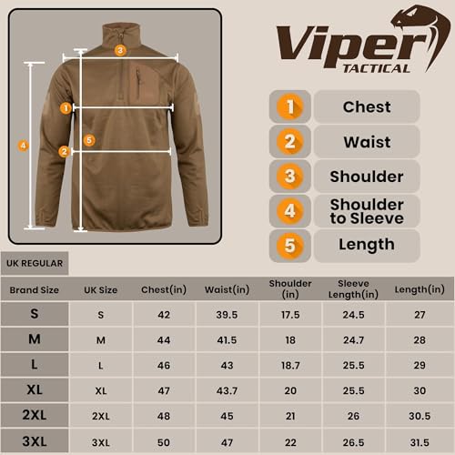 Viper TACTICAL Technical Mid Layer Fleece Top Green - Image 4