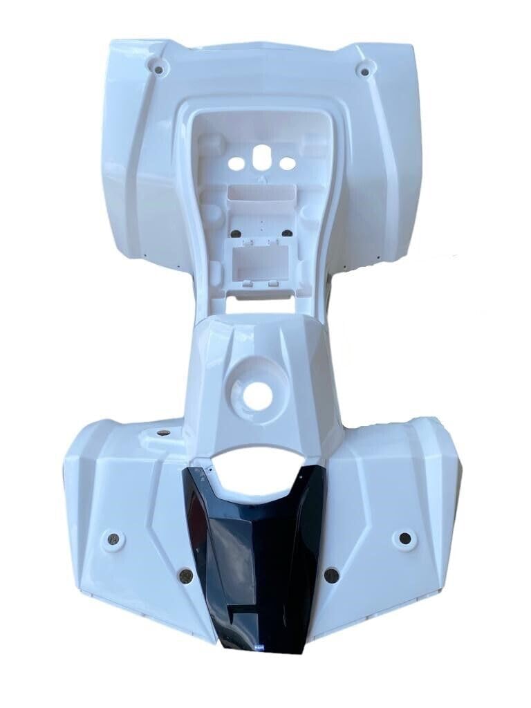 Kit de revêtement en plastique blanc avec masque de type 1 ATV Quad Bashan Jingling