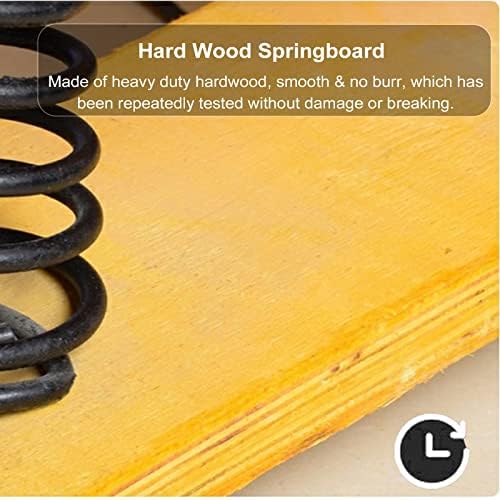 Heavy-Duty Steel Spring Gymnastics Jump Board with Anti-Slip Felt - Enhanced Safety & Support for Gymnasts, Tumbling, and Training