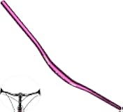 Wake 31.8mm MTB Mountain Bike Handlebar, Aluminum Alloy Mountain Bike Bicycle Riser Handlebar Extra Long 720/780mm with Paint Matte Surface (Purple, 780mm)