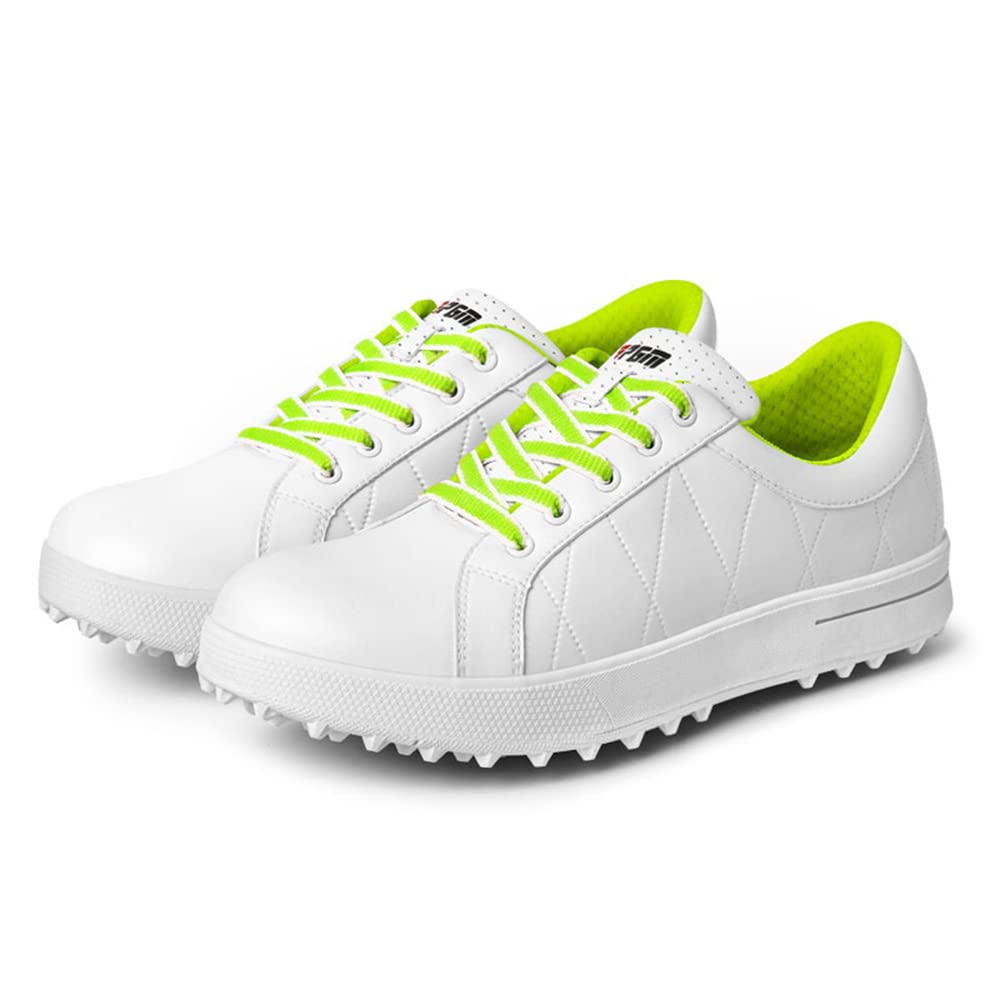 Zapatos de Golf de Las Mujeres al Aire Libre Impermeable y Transpirable Antideslizante Zapatos de Golf Zapatillas Deportivas para Mujeres