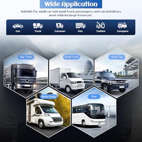 Image of Digital Wireless Backup Camera Kit, HD 1080P Reverse Camera Kit with Super Night Vision, IP69 Waterproof Rear View Camera 7'' LCD Monitor Plug and Play RV Camera for RVs Trucks Campersr