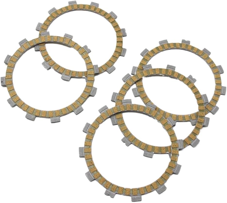 Motorcycle Clutch Friction Disc Plate Kit 21441-13A01 Compatible With RM80 B C N XX XE XF HF K L M N P V W X Y K1 RM85 RM85L