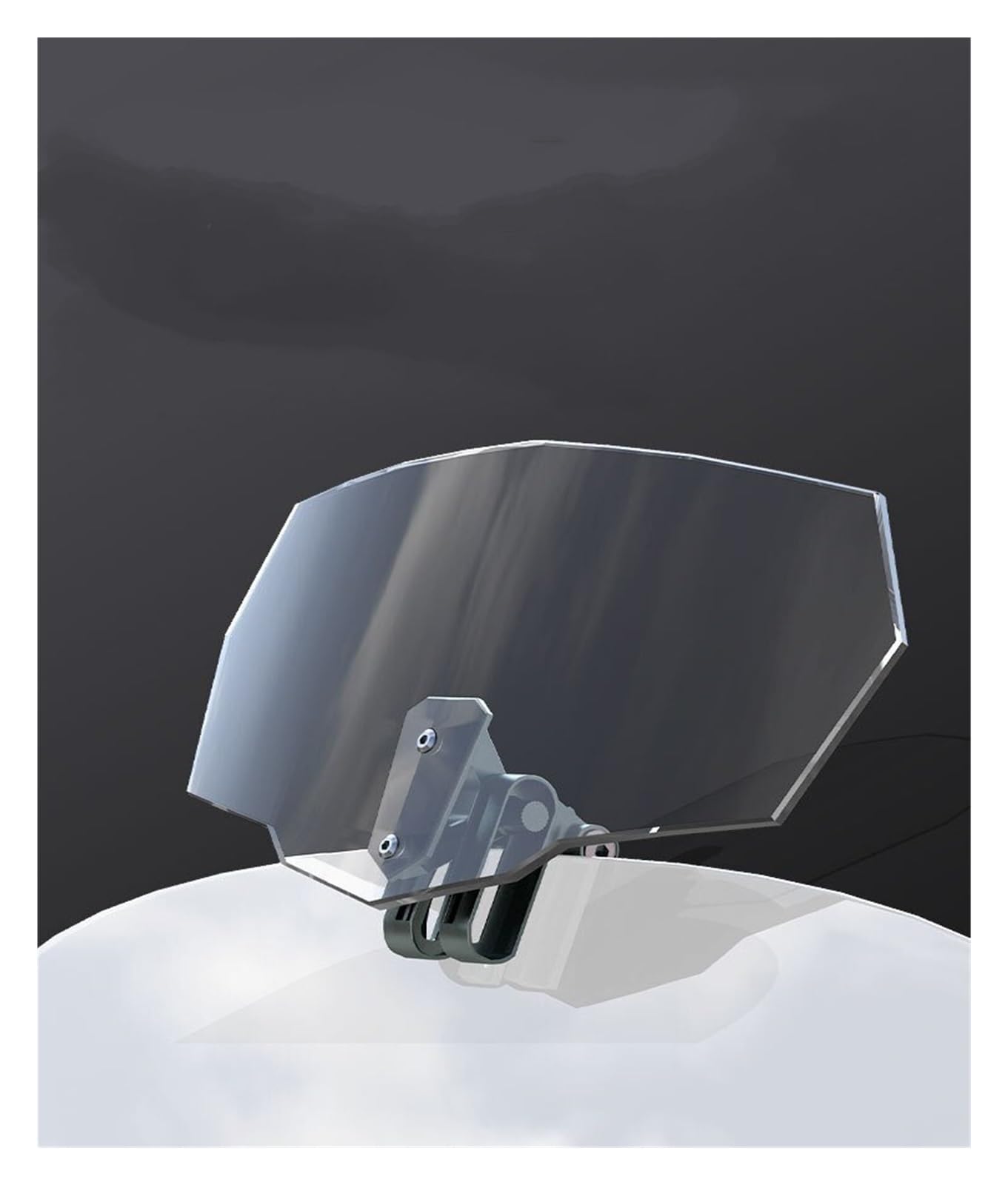 Deflettore Vento Parabrezza Universale Rialzato Installato Piccolo Spoiler Air Screen Visiera Per Motocicletta Parabrezza Cupolino