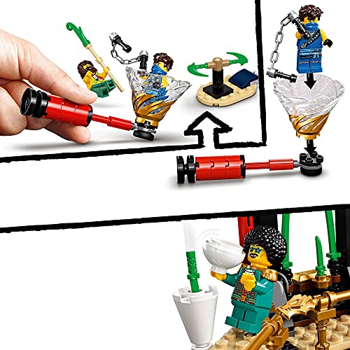 LEGO 71735 NINJAGO Turnier der Elemente Tempel Bauset mit Kampfarena und sammelbarer Figur des Goldenen Ninja Lloyd, 6-99 Jahre – Bild 5