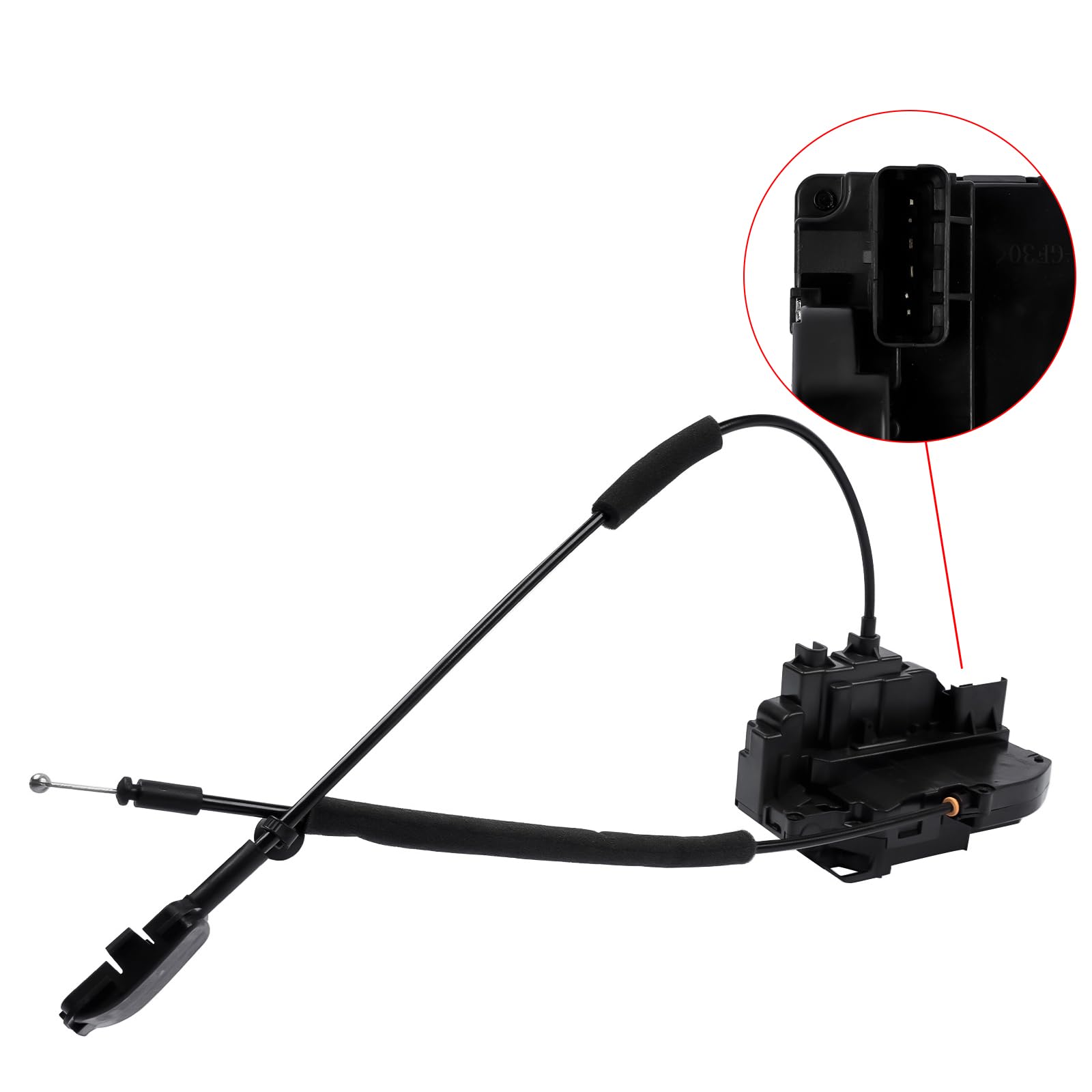 Attuatore serratura porta anteriore destra con 6 perni di ricambio per NV400 Master III Movano B 2.3 dCi 80502-00Q0K 80502-00Q1H 82502-00Q0D 4419257 4421454 93197290 805020009R