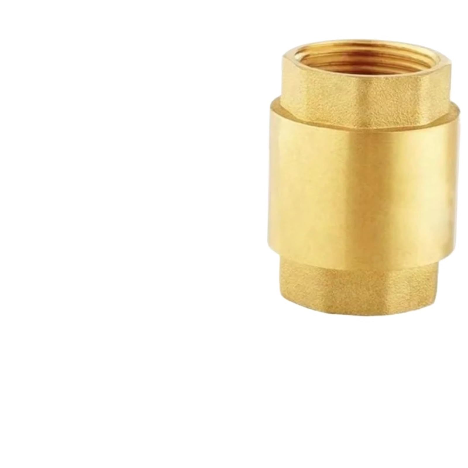 1pcs Brass Thread in-Line Spring Check Valve DN15 DN20 DN25(3l4 Inch)