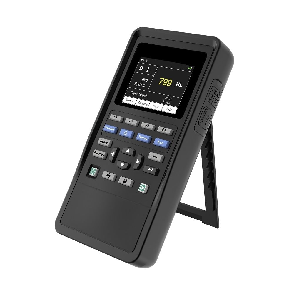 Misuratore di luce per fibra ottica, Misuratore di durezza digitale Leeb for metalli HT360I in lega acciaio inossidabile e rame