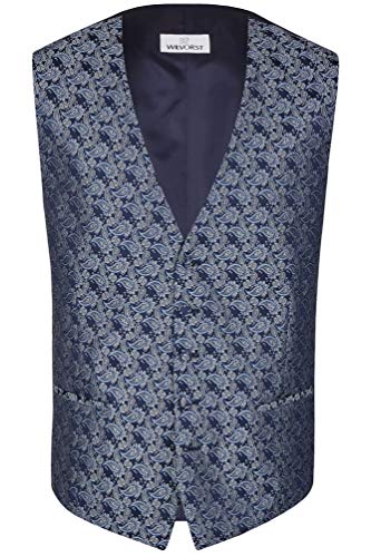 Wilvorst - Festliche Weste (487220/32 Modell 70), Größe:52, Farbe:Blau...
