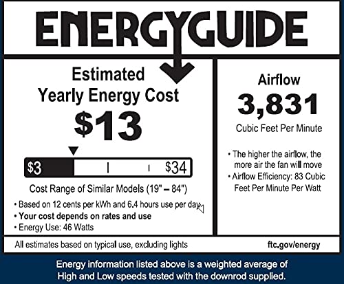 Luminance Kathy Ireland Batalie Breeze Outdoor Ceiling Fan, 52 Inch | Large Metal Fixture with Palm Leaf Blades, Quiet Motor, and Pull Chain | Tropical Style for Outside and Indoor Home Decor, Bronze - Image 7