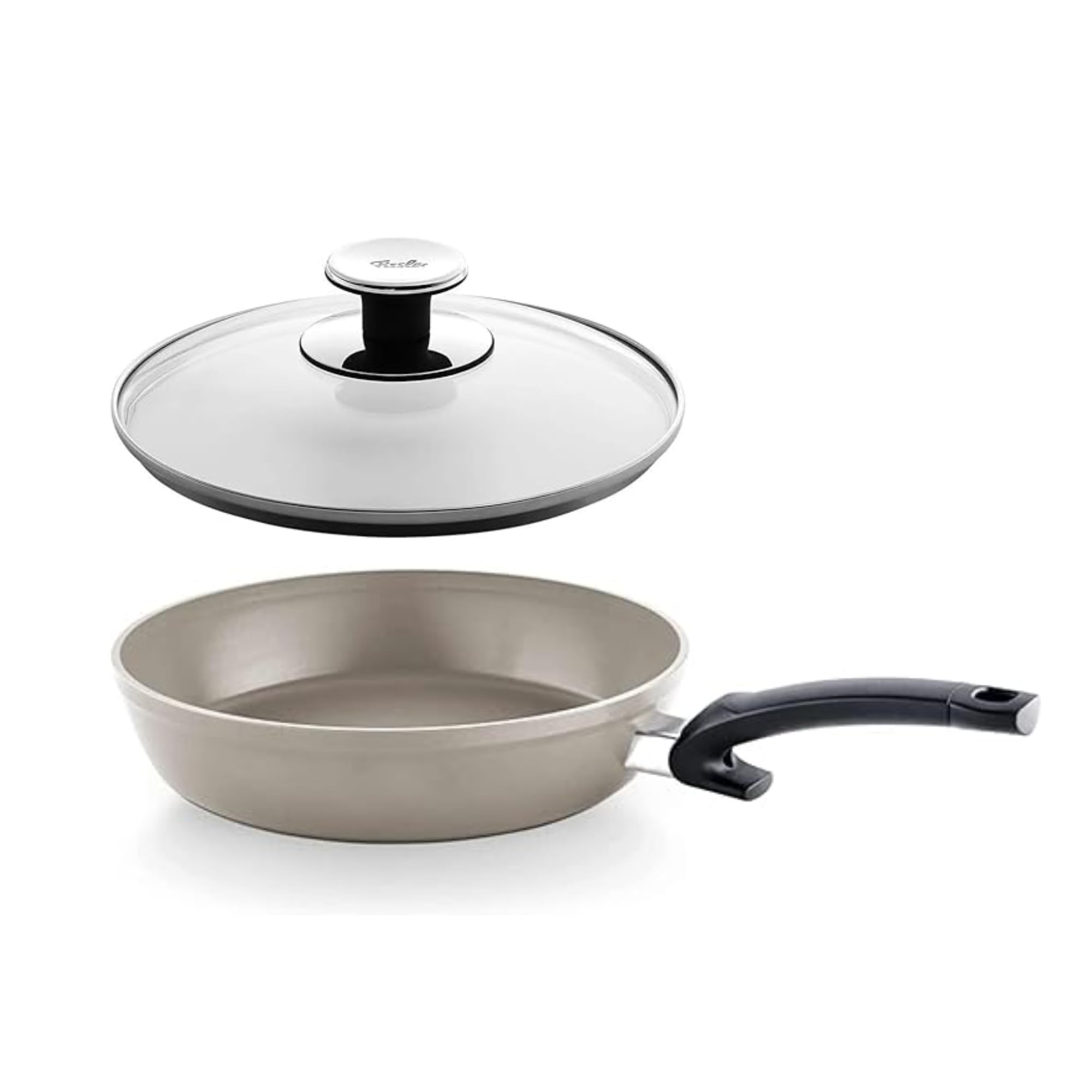 Fisslerフライパン24cm+蓋,26cm+蓋(強化ガラス) 4点セット