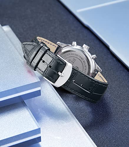 BINLUN-Leather-Watch-Band-Genuine-Calfskin-Replacement-Watch-Strap-Quick-Release-Crocodile-Pattern-10-Colors-13-Sizes-for-Men-Women12mm14mm16mm17mm18mm19mm20mm21mm22mm23mm24mm 51WcXsnuN0L