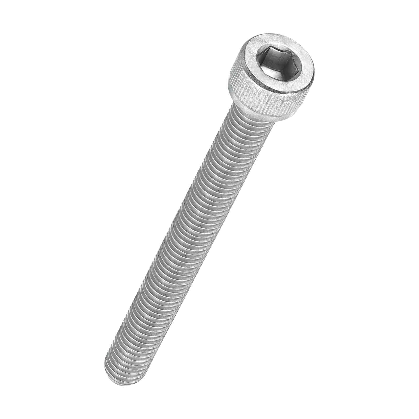 Kozelo 5pcs Socket Head Cap Screws - [M8-1.25 x 80mm] 304 Stainless Steel Allen Socket Drive for Electrical Motor 3D Printing Fan Engine Replacement Use, Silver — image 1